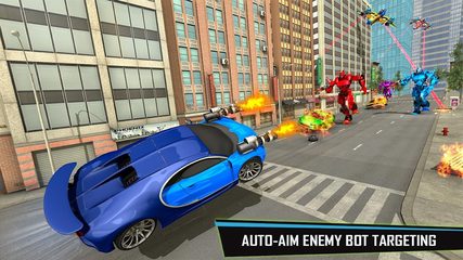 Screenshot 5: Drone Robot Car Game - Robot Transforming Games