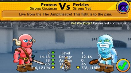 Screenshot 4: Swords and Sandals Mini Fighters