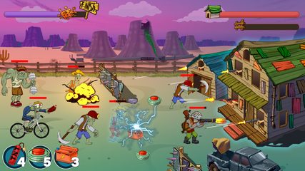 Screenshot 3: Zombies Ranch. Zombie shooting games