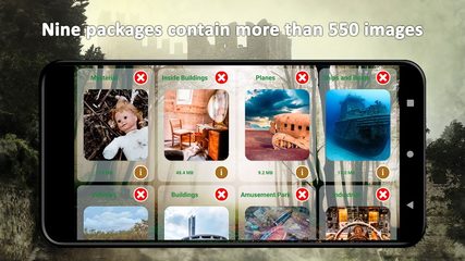 Screenshot 1: Abandoned World Image Puzzle
