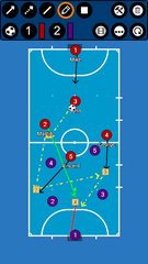 Screenshot 1: Futsal Tactic Board