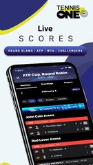 Screenshot 1: TennisONE – Tennis Live Scores