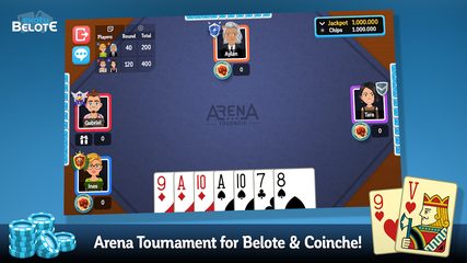 Screenshot 4: Multiplayer Belote & Coinche