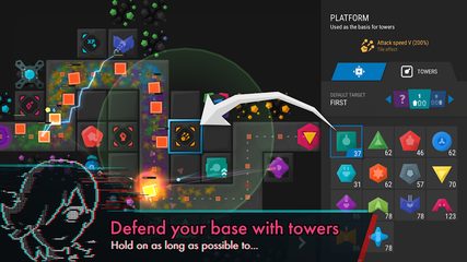 Screenshot 1: Infinitode 2 - Tower Defense