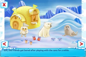 Screenshot 2: Polar Bear Cub - Fairy Tale with Games Free
