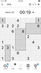 Screenshot 2: Tetrasquare2 - well known as Shikaku or Rectangles