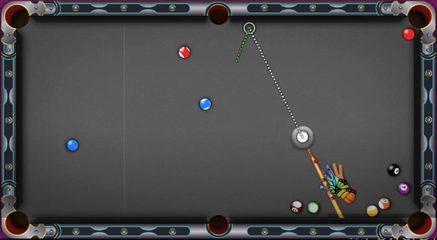 Screenshot 1: POOL STRIKE 8 ball pool online