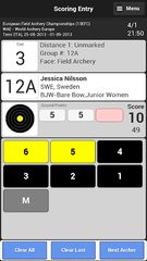 Screenshot 4: Ianseo Scorekeeper