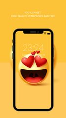 Screenshot 4: Cute Emoji Wallpaper HD