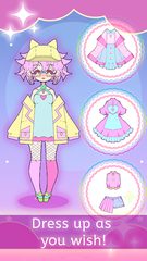 Screenshot 2: Moon's Closet dress up game