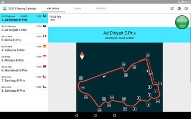 Screenshot 10: E Racing Calendar 2021