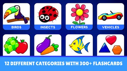Screenshot 1: Flashcards Toddler Games for 2 and 3 Year Olds