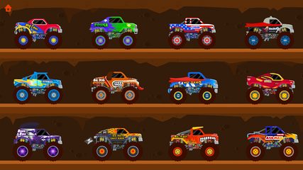 Screenshot 1: Monster Truck Games for kids