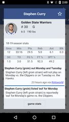 Screenshot 2: Sports Alerts - real-time scores, stats & odds
