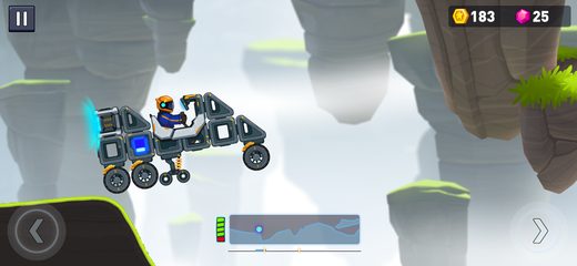 Screenshot 3: Rovercraft 2: Race a space car 4+