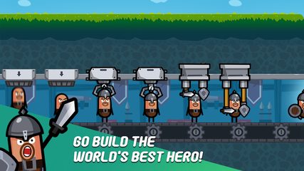 Screenshot 3: Hero Factory - Idle tycoon