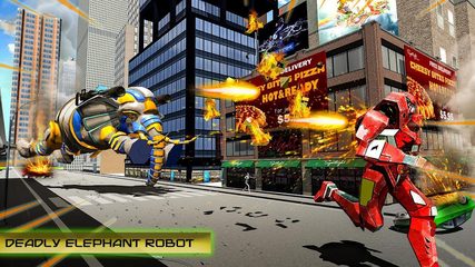 Screenshot 18: Elephant Vs Lion Robot Game