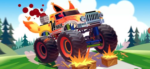 Screenshot 1: Monster Truck Go: Racing Games 4+
