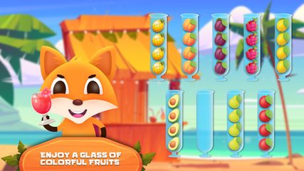 Screenshot 5: Fruit Sort - Ball Sort Puzzle