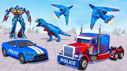 Screenshot 21: Police Truck Robot Game – Dino