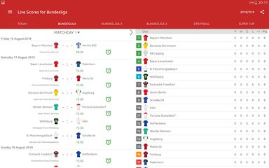 Screenshot 17: Live Scores for Bundesliga 2021/2022