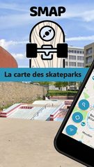 Screenshot 1: Smap - Skateparks, skate spots, pumptracks ...