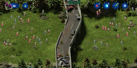 Screenshot 2: Zombie Frenzy - Squash, Crush & Zap Zombies