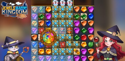 Screenshot 1: Jewels Magic Kingdom