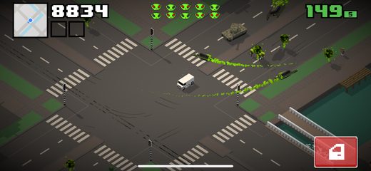 Screenshot 4: Smashy Road: Wanted 2 9+