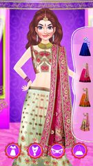 Screenshot 1: Indian Doll Fashion Salon : Dressup Game 4+