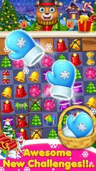 Screenshot 1: Candy Christmas Match 3