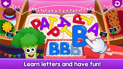 Screenshot 10: Funny Food! learn ABC games for toddlers&babies