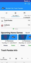Screenshot 1: MiLB First Pitch