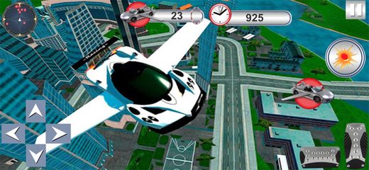 Screenshot 4: Real Flying Car Simulator 3D 4+