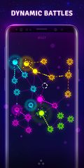 Screenshot 1: Splash Wars - glow space strategy game