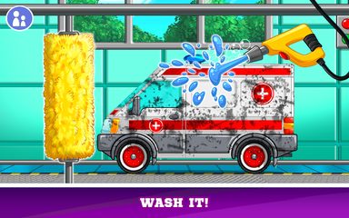 Screenshot 3: Kids Cars Games! Build a car and truck wash!