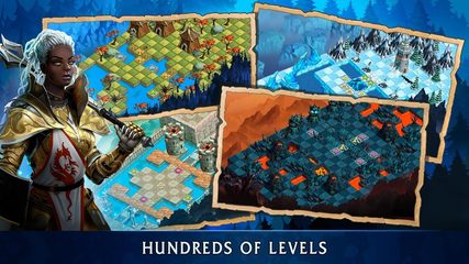 Screenshot 3: Heroes of War Magic－Turn Based RPG & Strategy game