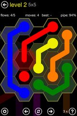 Screenshot 1: Flow Free: Hexes
