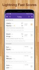 Screenshot 1: Women's Basketball WNBA Live Scores & Schedules