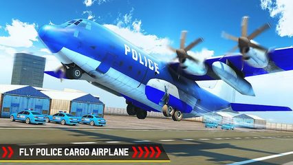 Screenshot 6: Cargo Airplane Police Vehicle