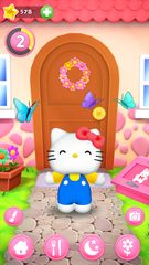 Screenshot 1: Talking Hello Kitty - Virtual friend game