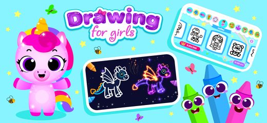 Screenshot 2: Kids Drawing & Colouring Games 4+