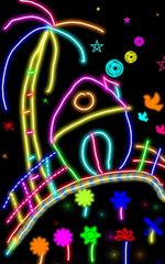 Screenshot 4: Glow Doodle Art - Color & Draw