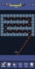 Screenshot 1: Bricks and Balls-Brick Crusher