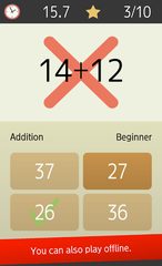Screenshot 3: Mental arithmetic (Math)