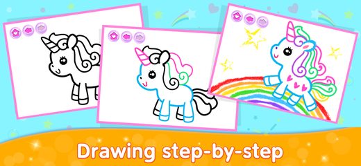 Screenshot 4: Kids Drawing & Colouring Games 4+