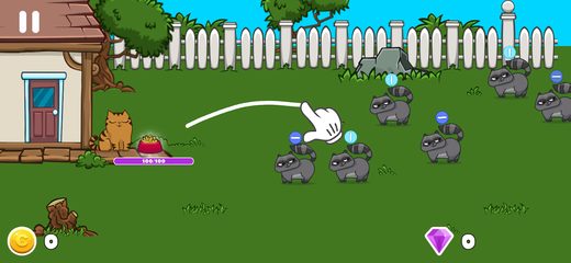 Screenshot 10: Cats vs Raccoons