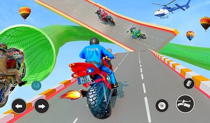 Screenshot 7: Police bike Stunt Bike Racing