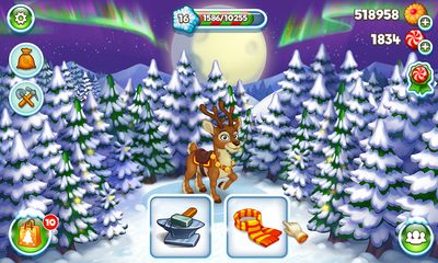 Screenshot 5: Farm Snow - Santa family story