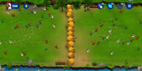 Screenshot 1: Chicken Frenzy - Save the Farm